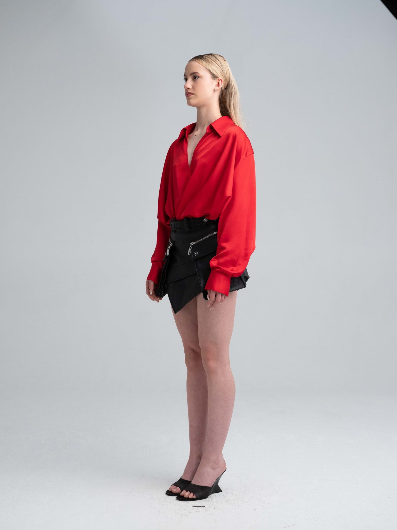 Rosso Silk Shirt — view 2
