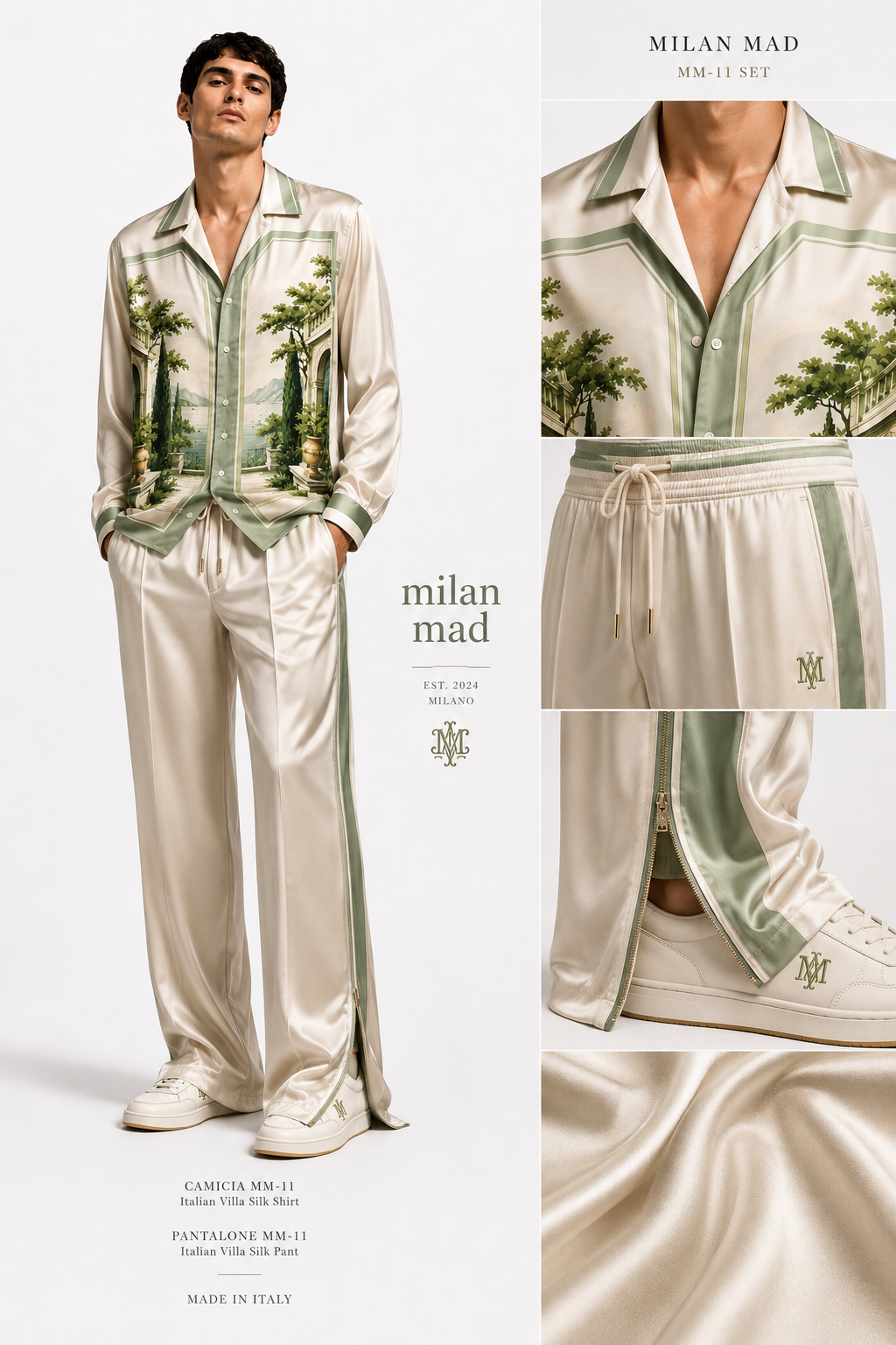 Villa Eterna Silk Shirt — view 5
