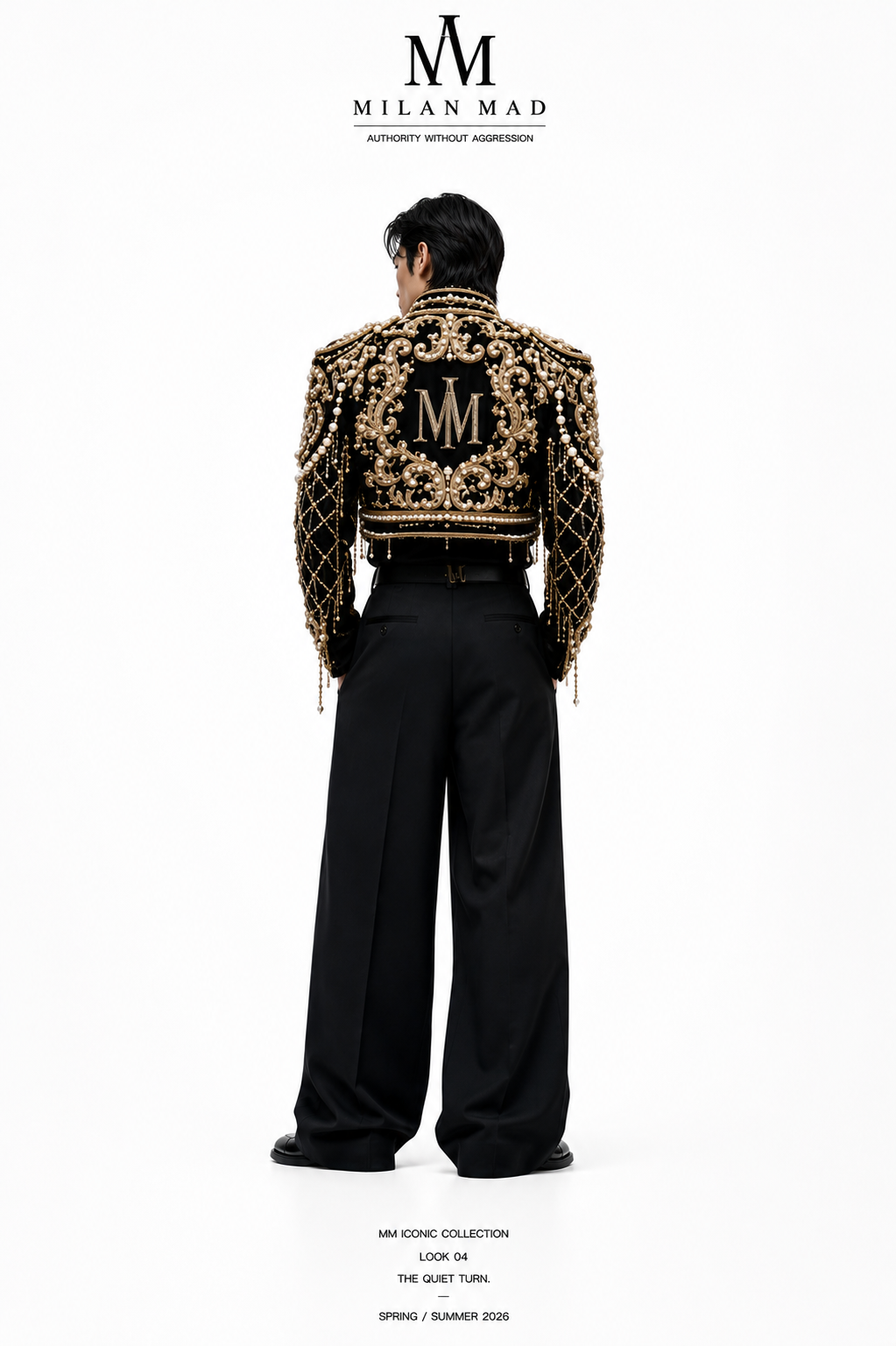 Noche Dorada Pearl Bolero — view 3