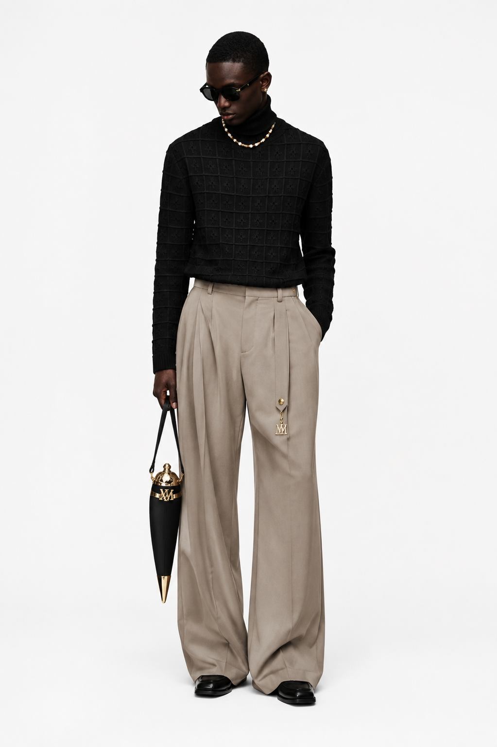 Croce Tonal Knit Sweater — view 5