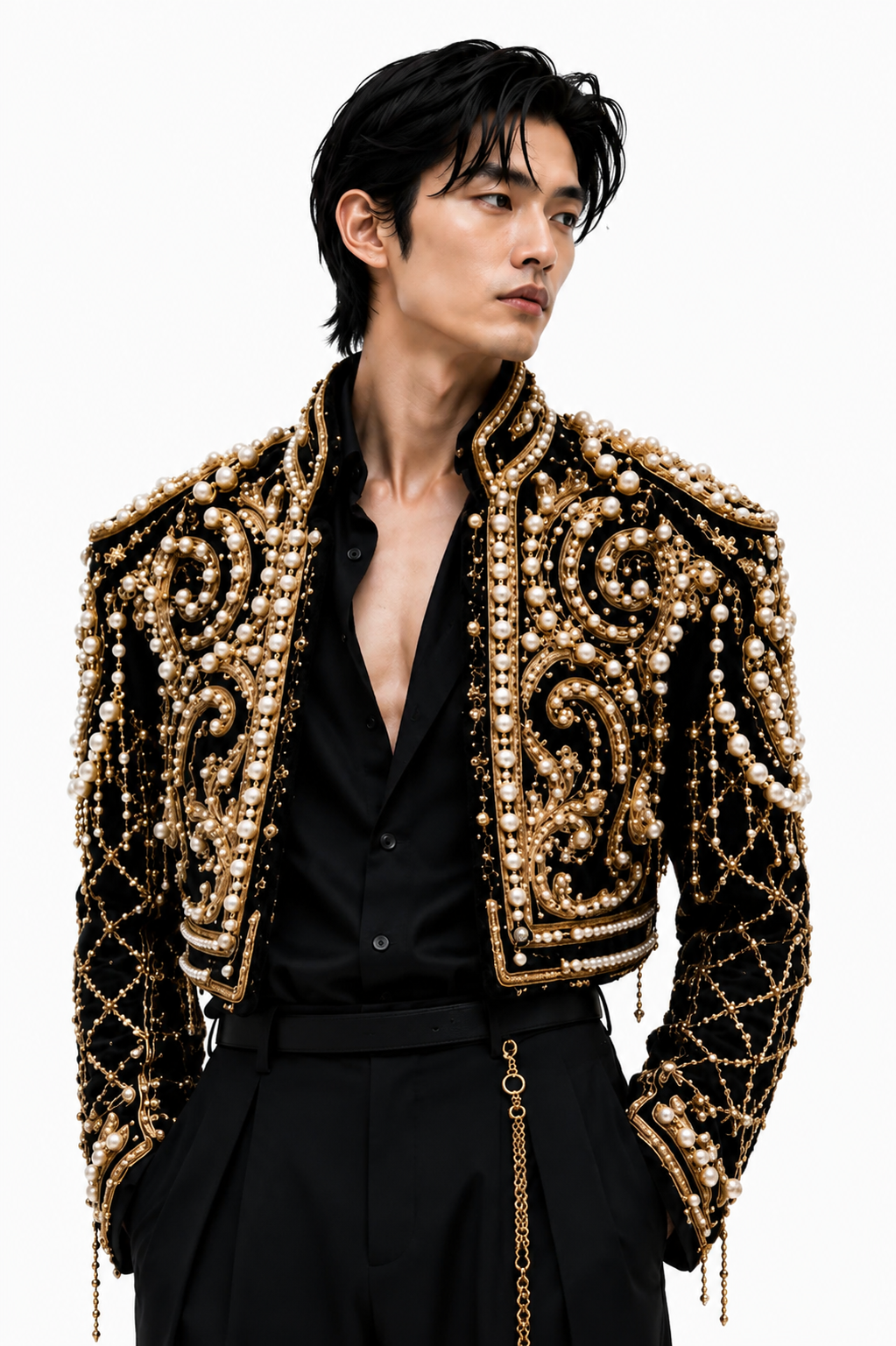 Noche Dorada Pearl Bolero — view 2