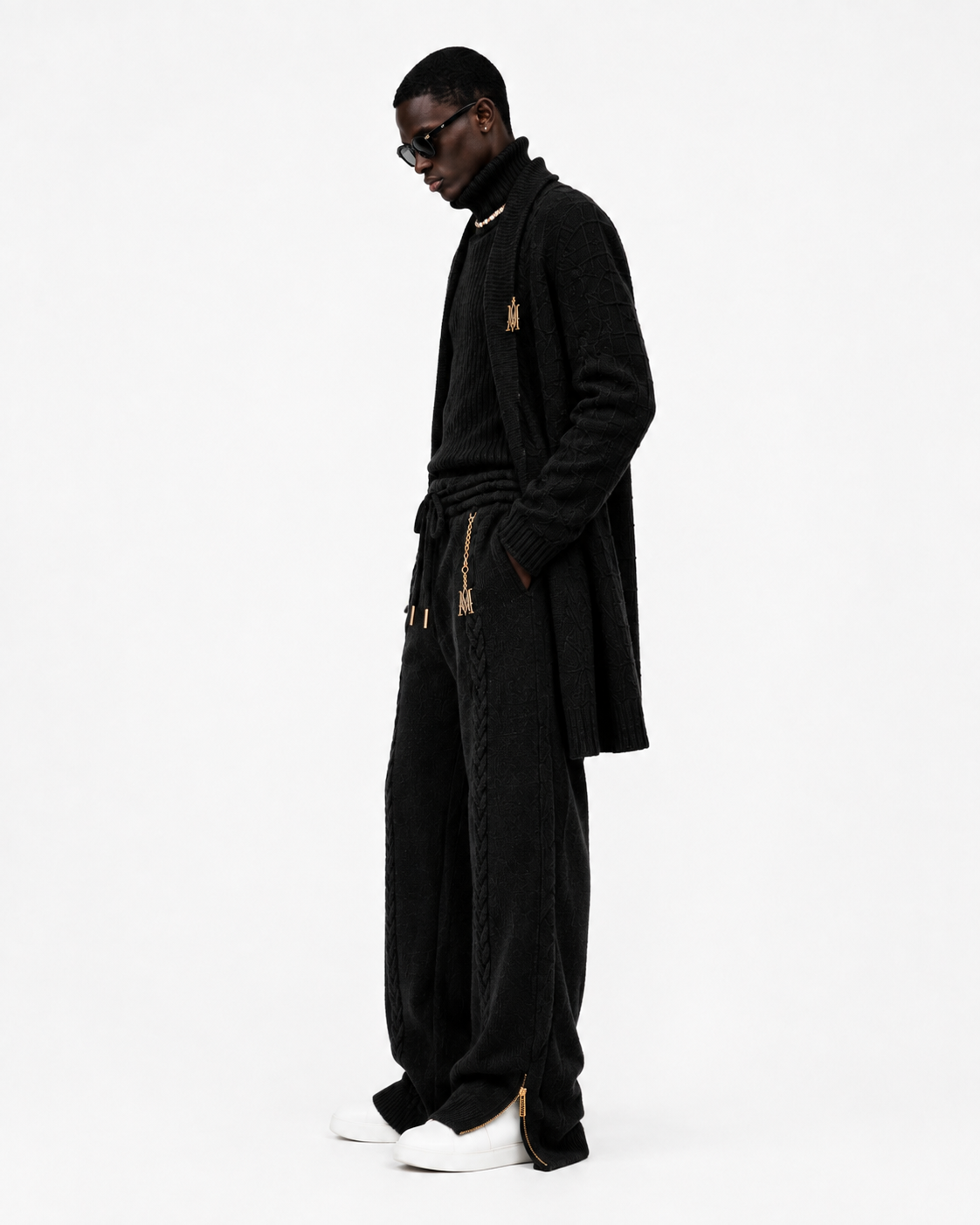 Notte Cable Knit Jogger Set — view 3