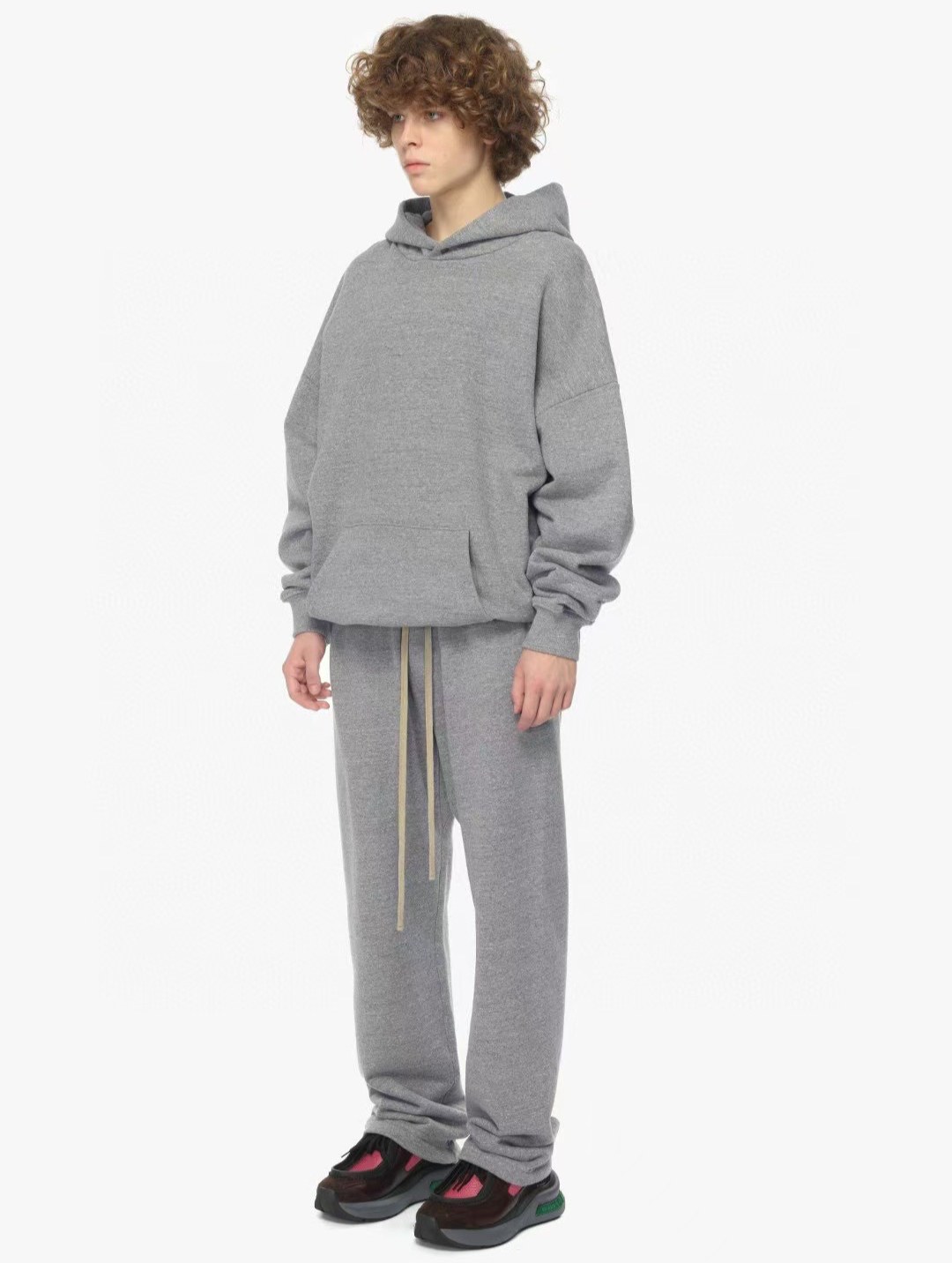 Gray Lux Lounge Sweat Suit — view 2