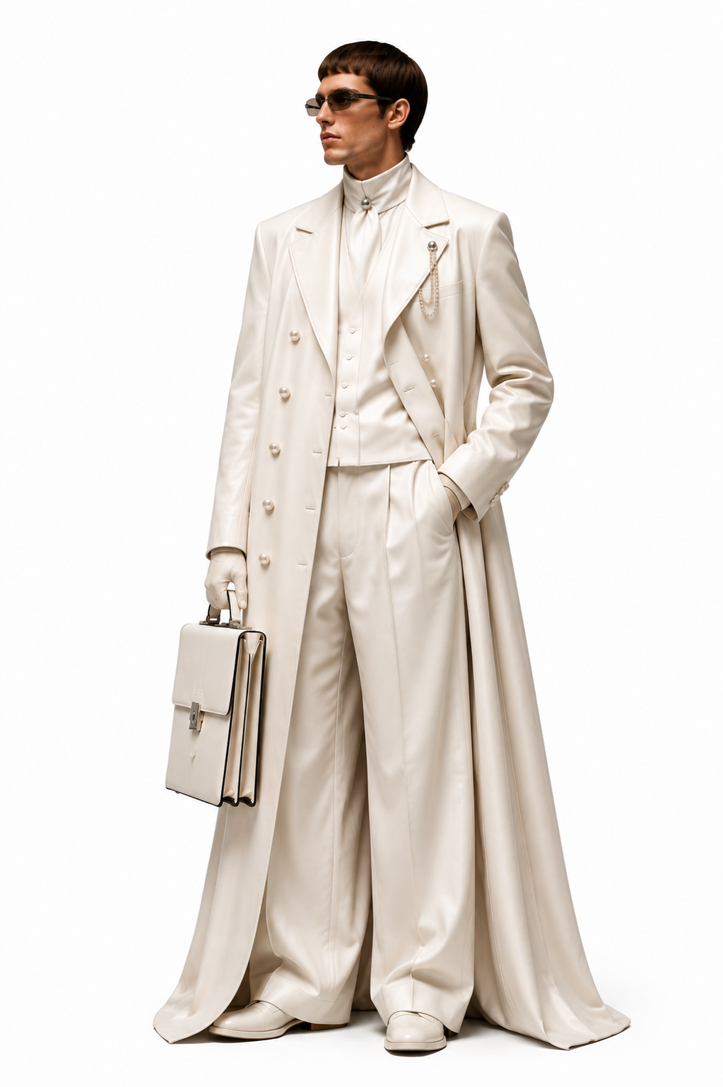 Wool Tailored Suit — view 3