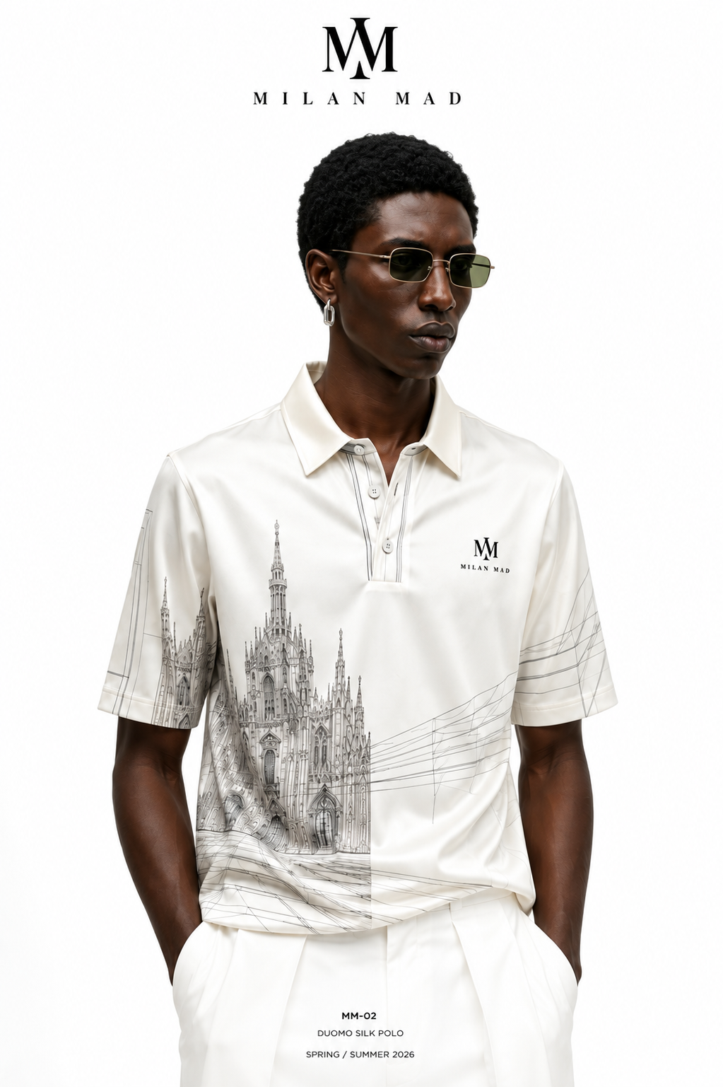 Duomo Silk Polo — view 2