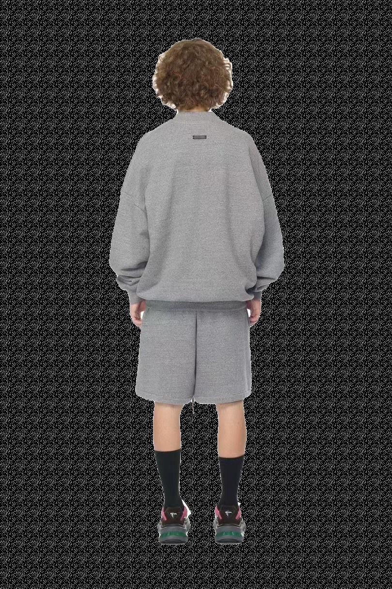 Gray Lux Lounge Shorts — view 3