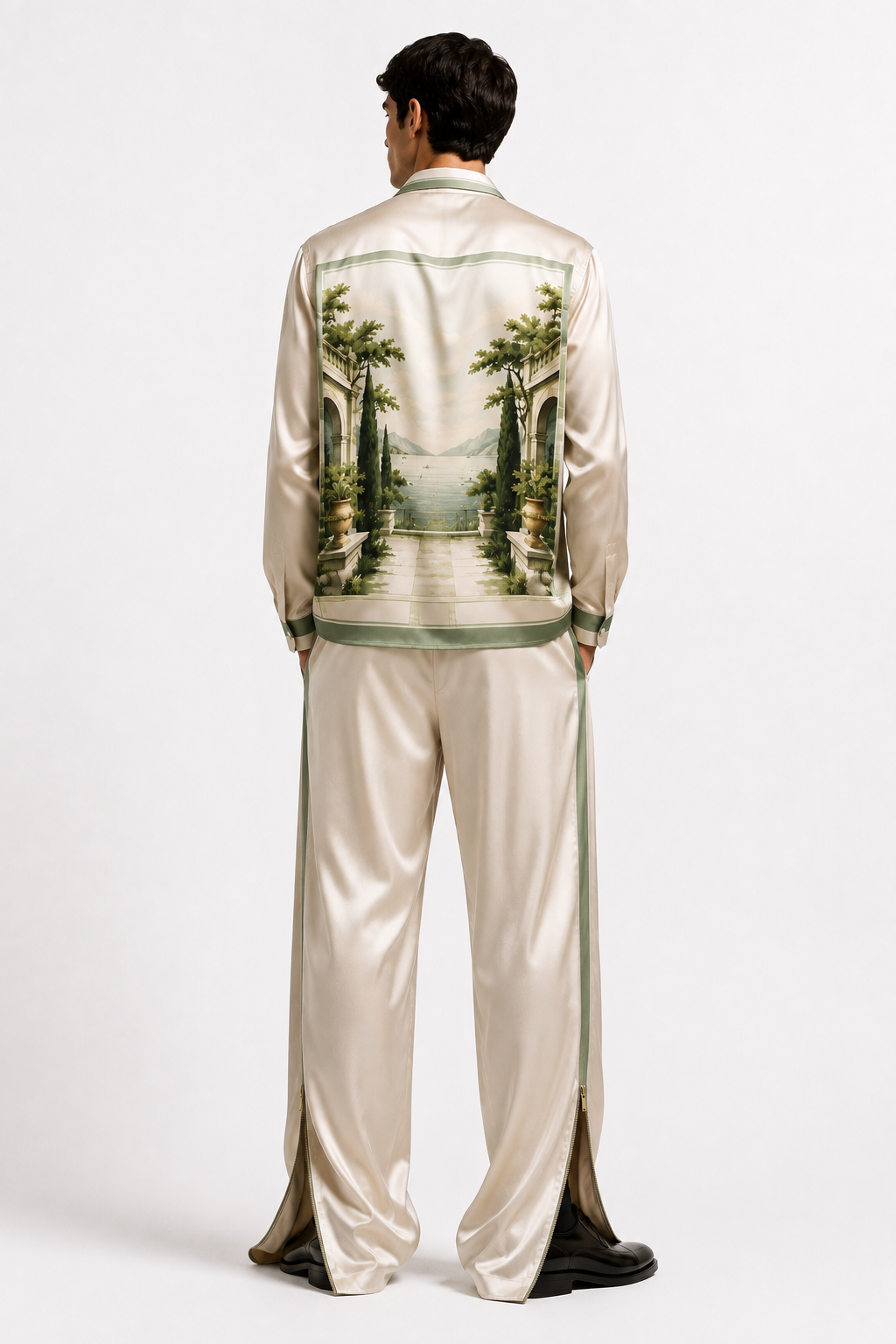 Villa Eterna Silk Shirt — view 2