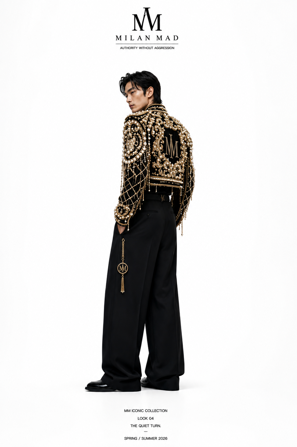 Noche Dorada Pearl Bolero — view 4