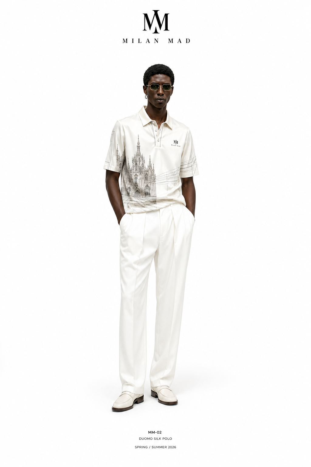 Duomo Silk Polo — view 3