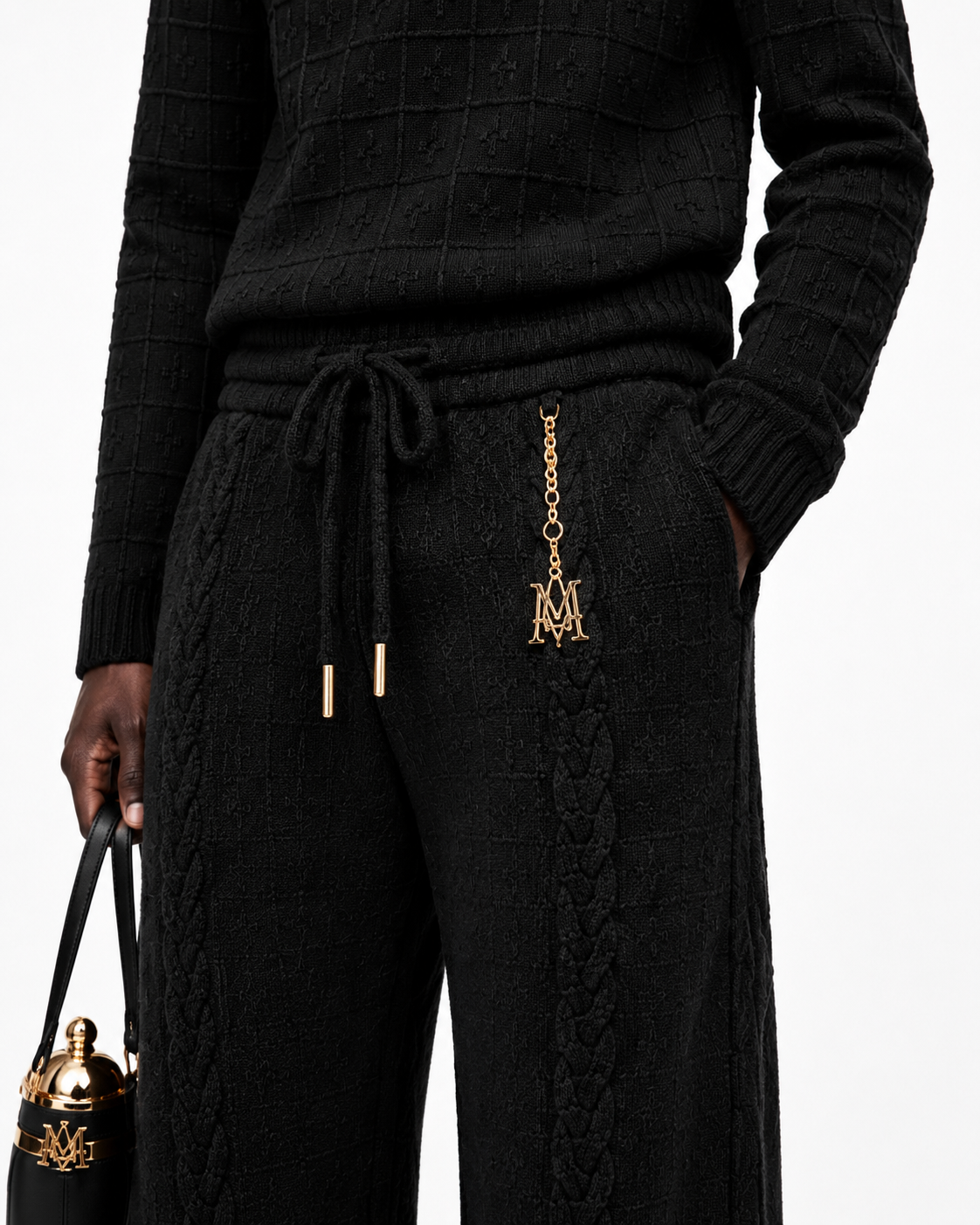 Notte Cable Knit Jogger Set — view 4