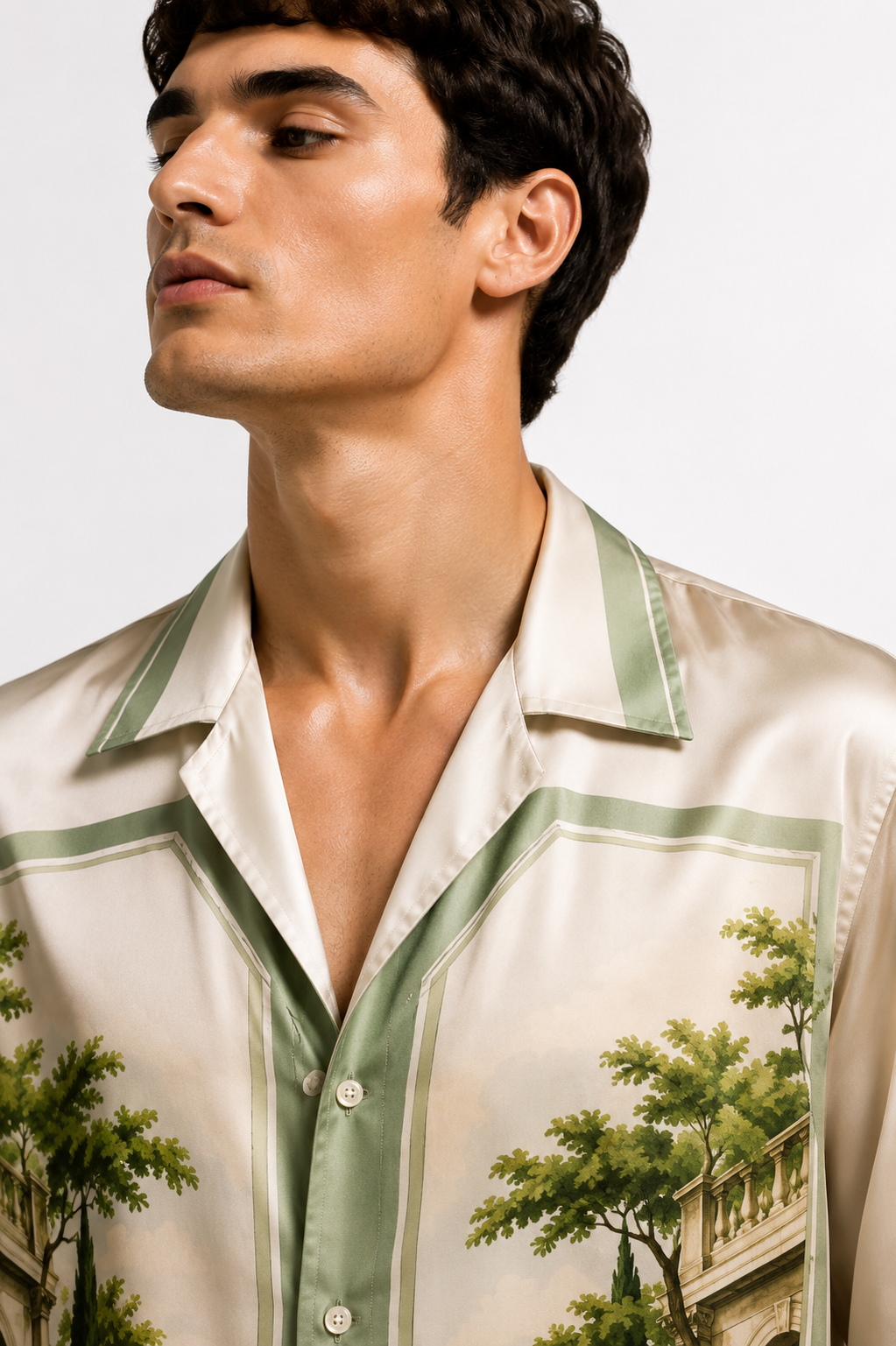 Villa Eterna Silk Shirt — view 4