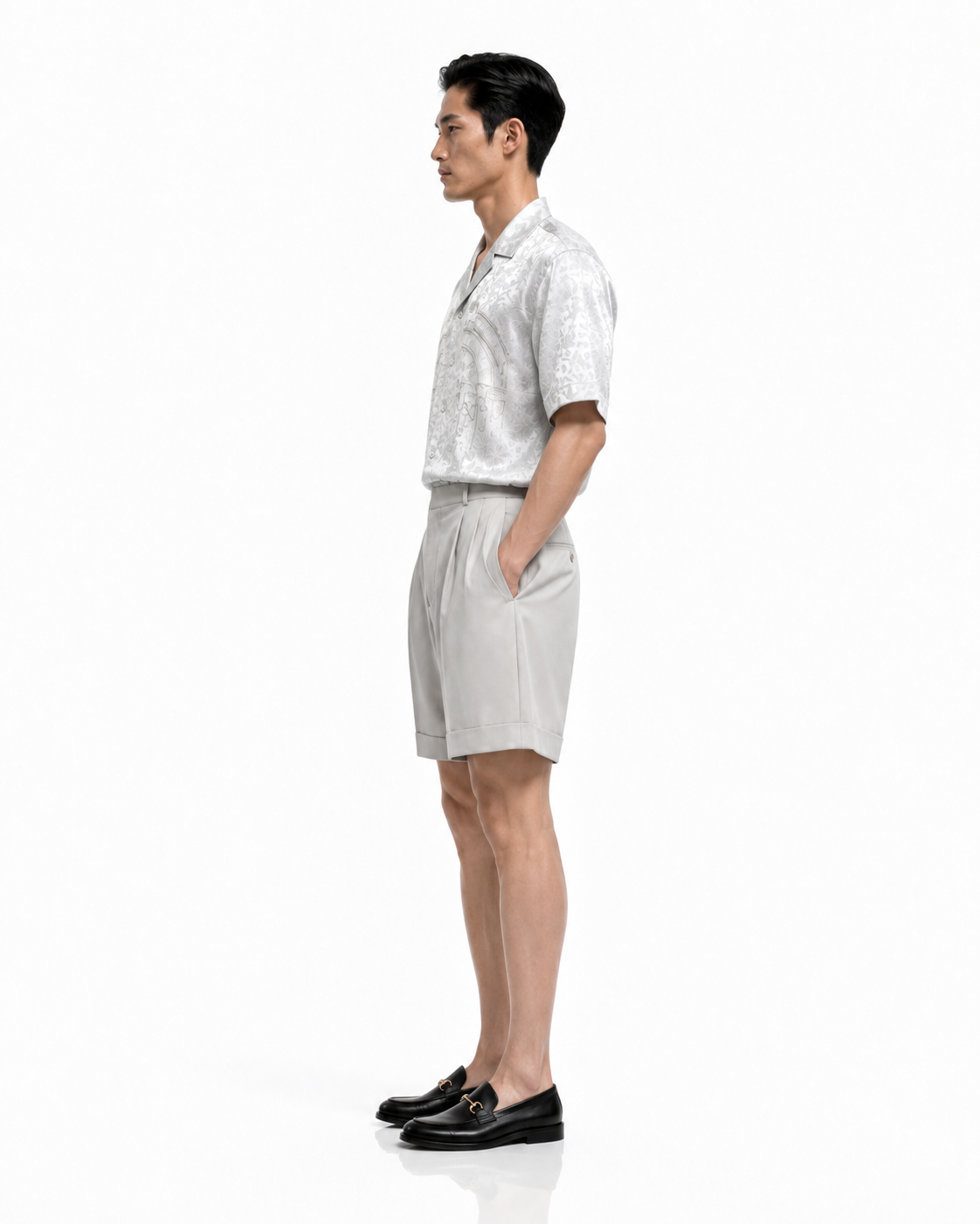 Villa Ligure Silk Resort Shirt — view 3