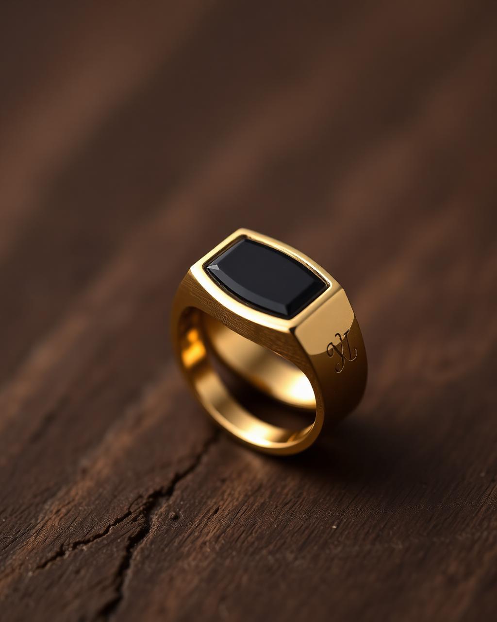 Onyx Signet Ring