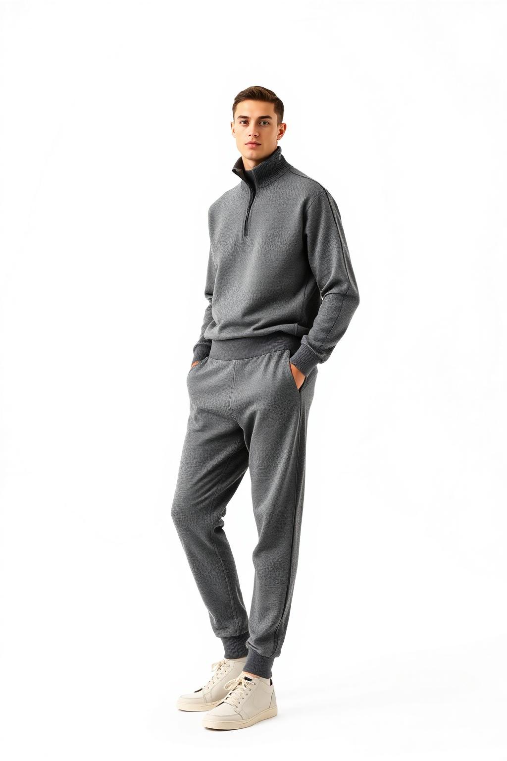 Cashmere Jogger, Stone